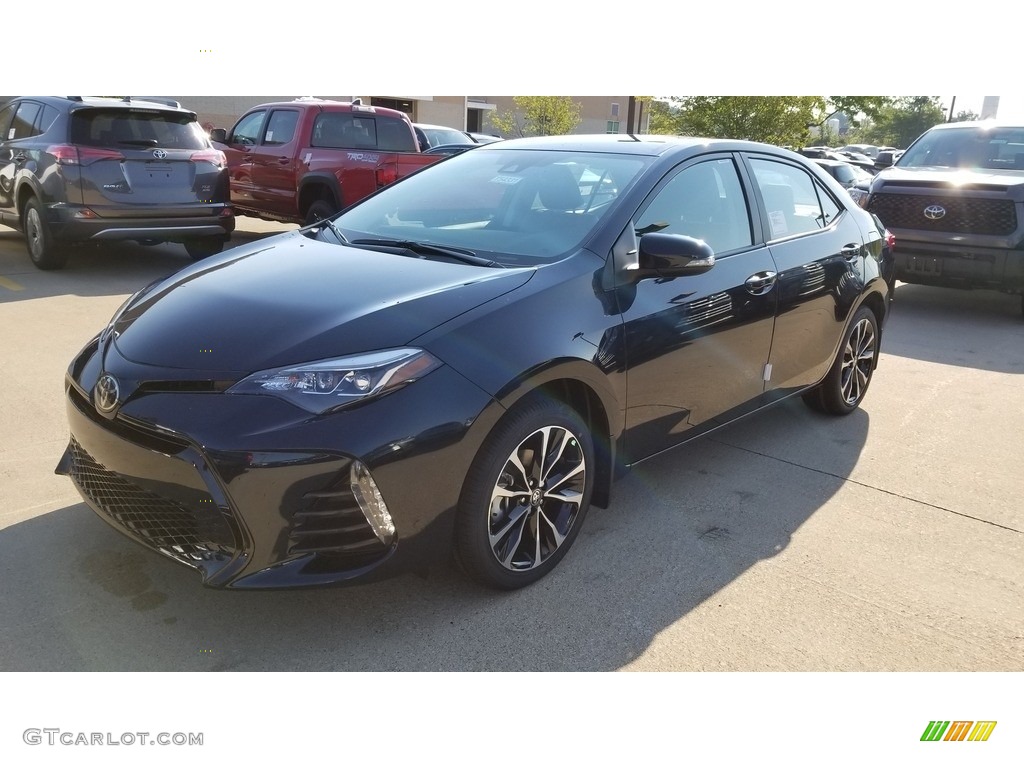 2019 Corolla SE - Galactic Aqua Mica / Black photo #1