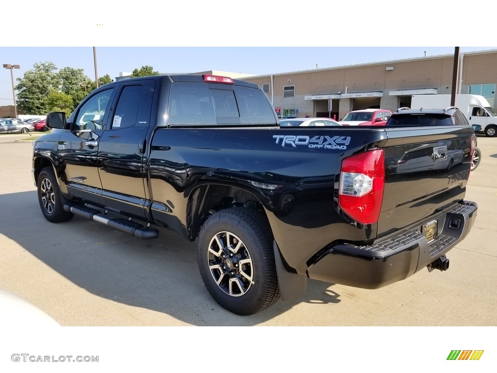 2019 Tundra Limited Double Cab 4x4 - Midnight Black Metallic / Black photo #2