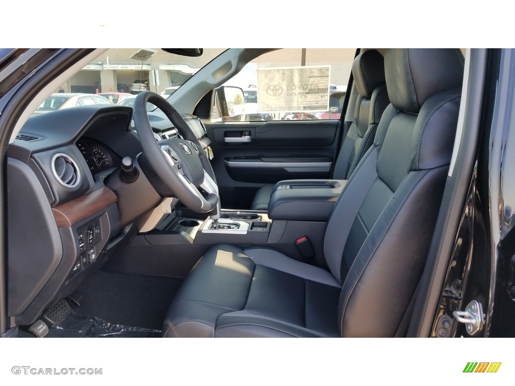 Black Interior 2019 Toyota Tundra Limited Double Cab 4x4 Photo #129523328