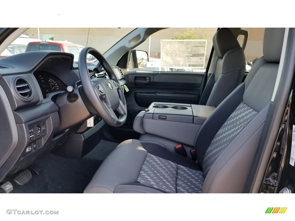 Graphite Interior 2019 Toyota Tundra SR Double Cab 4x4 Photo #129523424