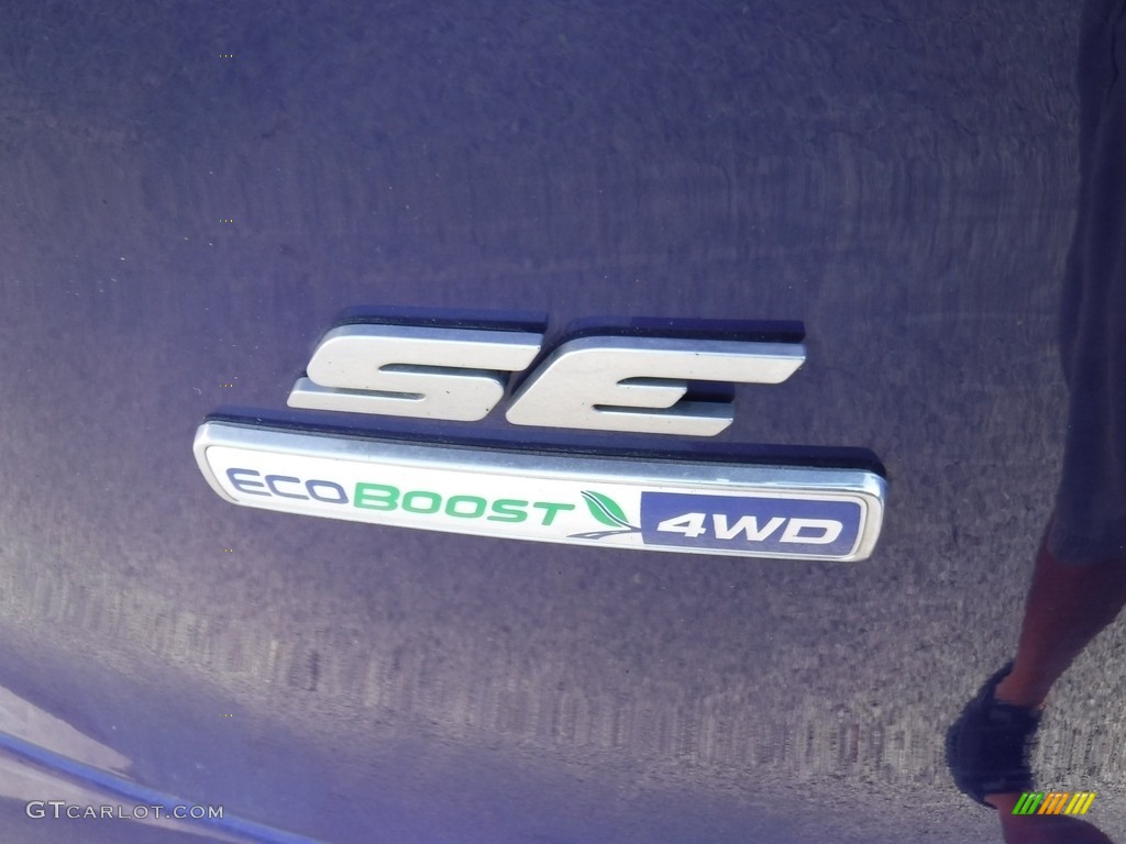 2014 Escape SE 2.0L EcoBoost 4WD - Deep Impact Blue / Medium Light Stone photo #9