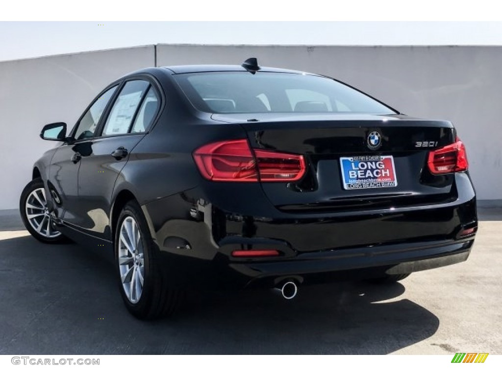 2018 3 Series 320i Sedan - Jet Black / Black photo #2