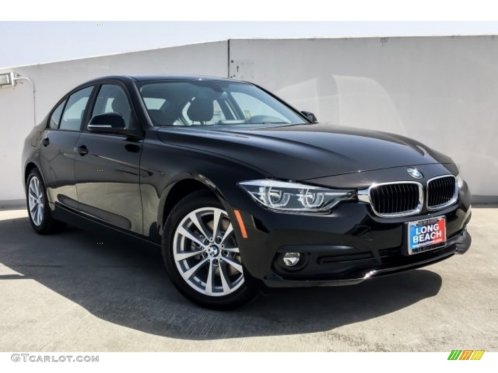 2018 3 Series 320i Sedan - Jet Black / Black photo #12