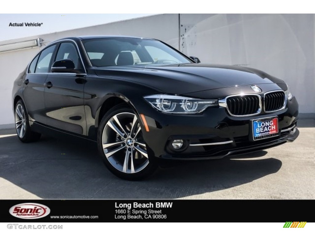 2018 3 Series 330i Sedan - Jet Black / Black photo #1