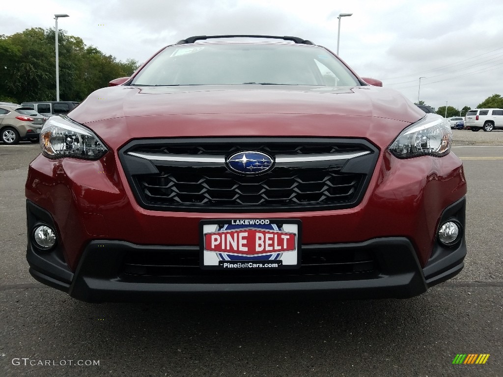 2019 Crosstrek 2.0i Premium - Venetian Red Pearl / Black photo #2