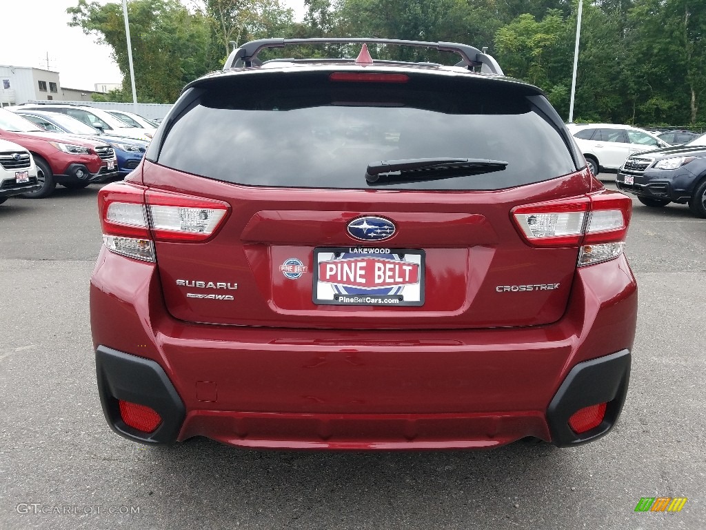 2019 Crosstrek 2.0i Premium - Venetian Red Pearl / Black photo #5
