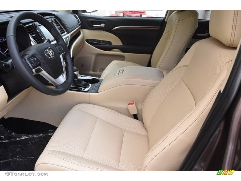 Almond Interior 2019 Toyota Highlander Limited AWD Photo #129526382