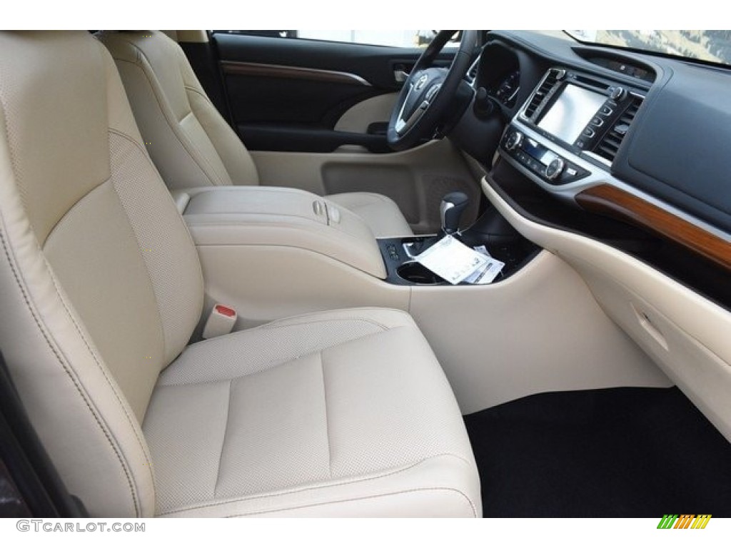 Almond Interior 2019 Toyota Highlander Limited AWD Photo #129526487