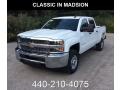 Summit White - Silverado 2500HD Work Truck Crew Cab 4WD Photo No. 1