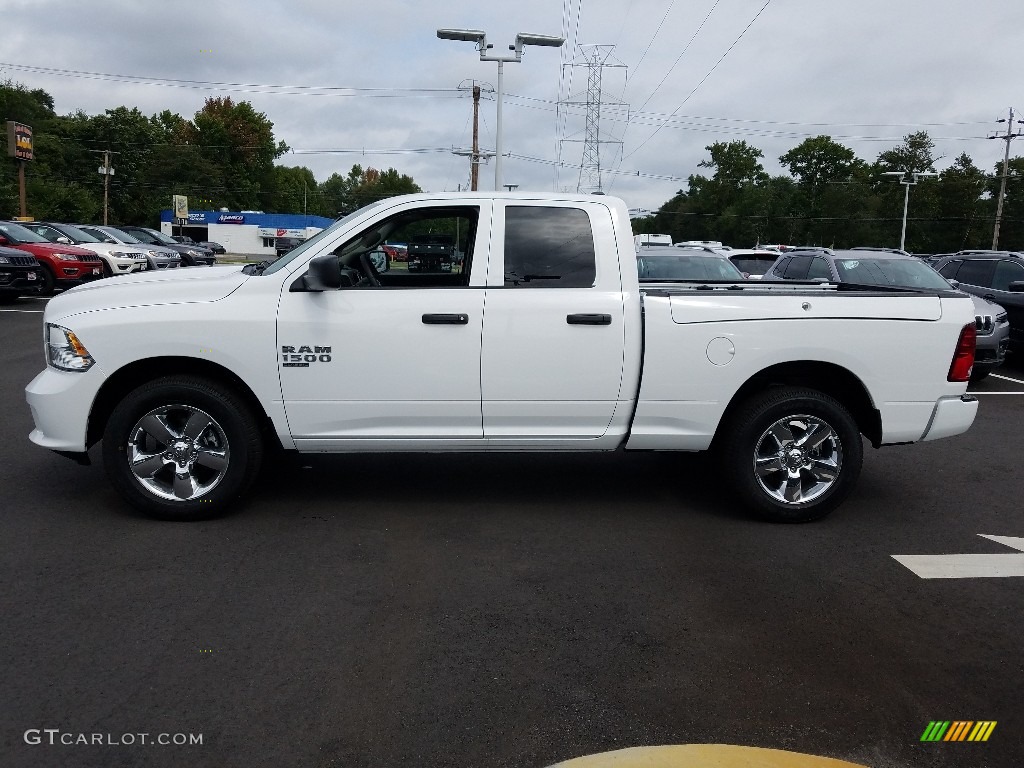 2019 1500 Classic Express Quad Cab 4x4 - Bright White / Black photo #3