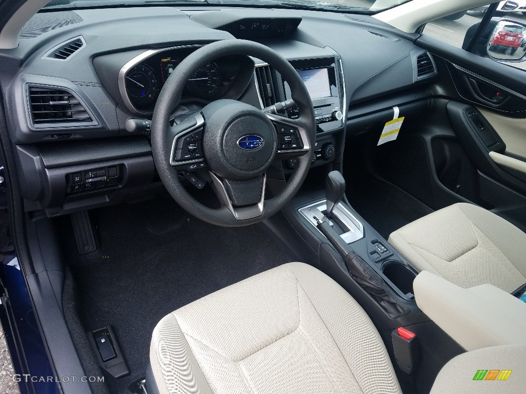 Black Interior 2019 Subaru Impreza 2.0i Premium 5-Door Photo #129527774