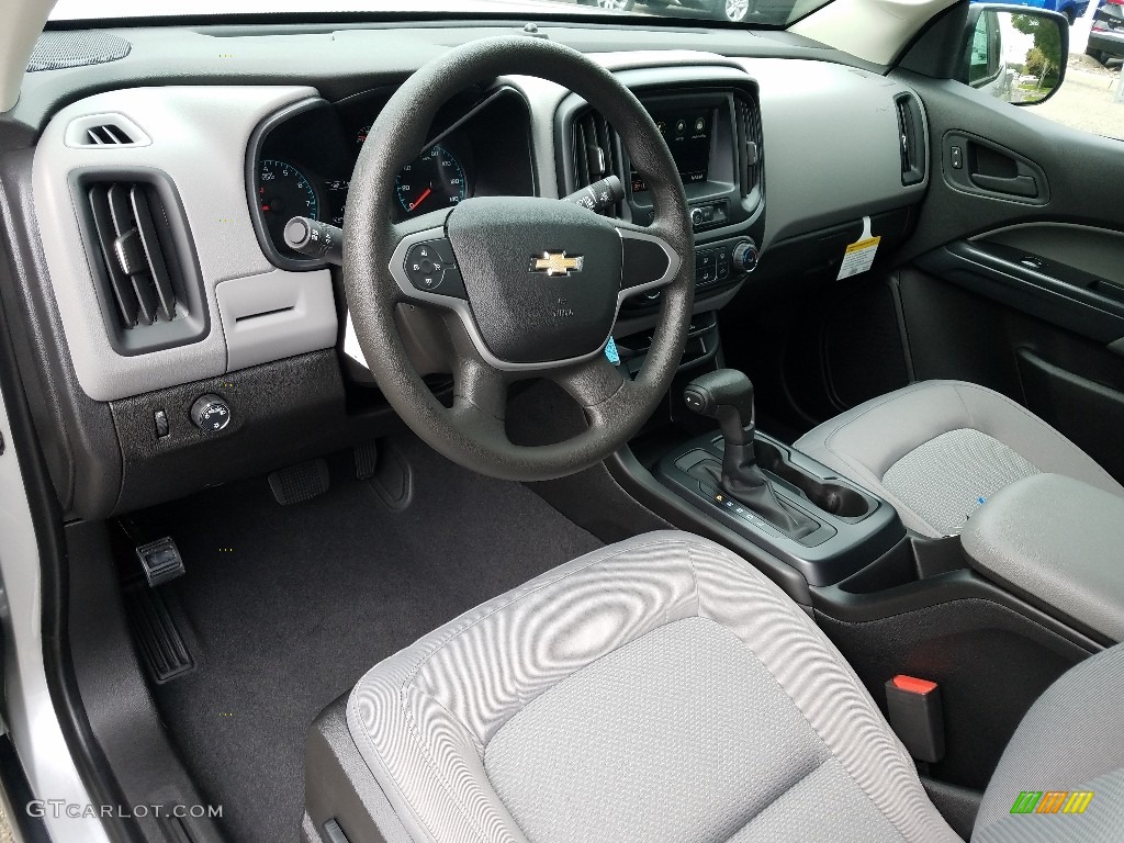 Jet Black/Dark Ash Interior 2019 Chevrolet Colorado WT Extended Cab Photo #129528278