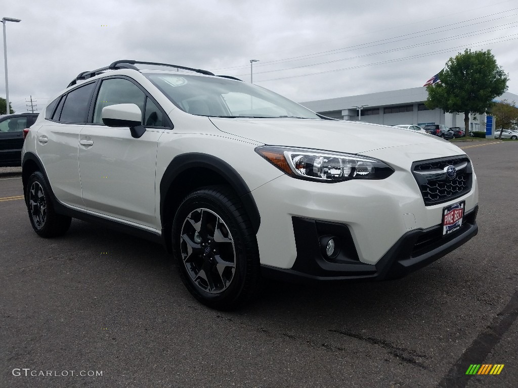 2019 Crosstrek 2.0i Premium - Crystal White Pearl / Gray photo #1