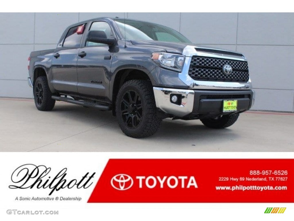 2019 Tundra SR5 CrewMax 4x4 - Magnetic Gray Metallic / Black photo #1