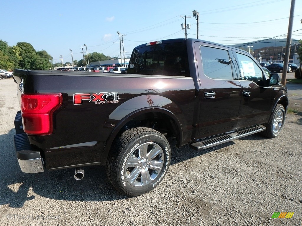 2018 F150 Lariat SuperCrew 4x4 - Magma Red / Black photo #2