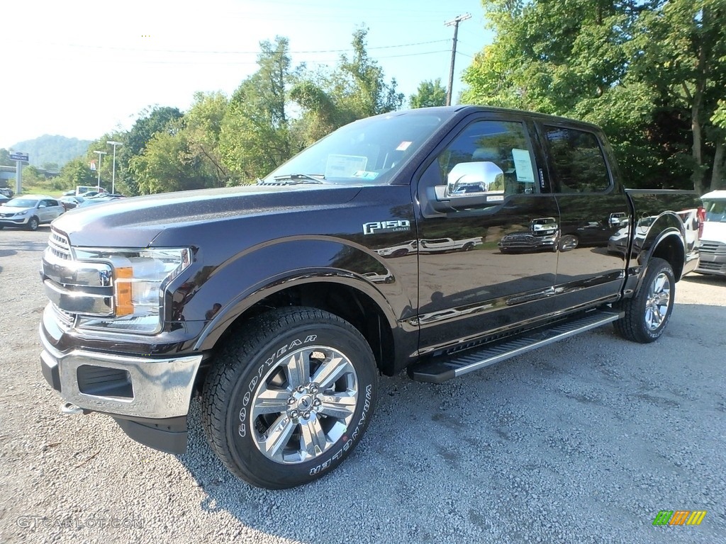 2018 F150 Lariat SuperCrew 4x4 - Magma Red / Black photo #6