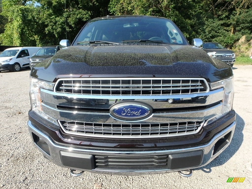 2018 F150 Lariat SuperCrew 4x4 - Magma Red / Black photo #7