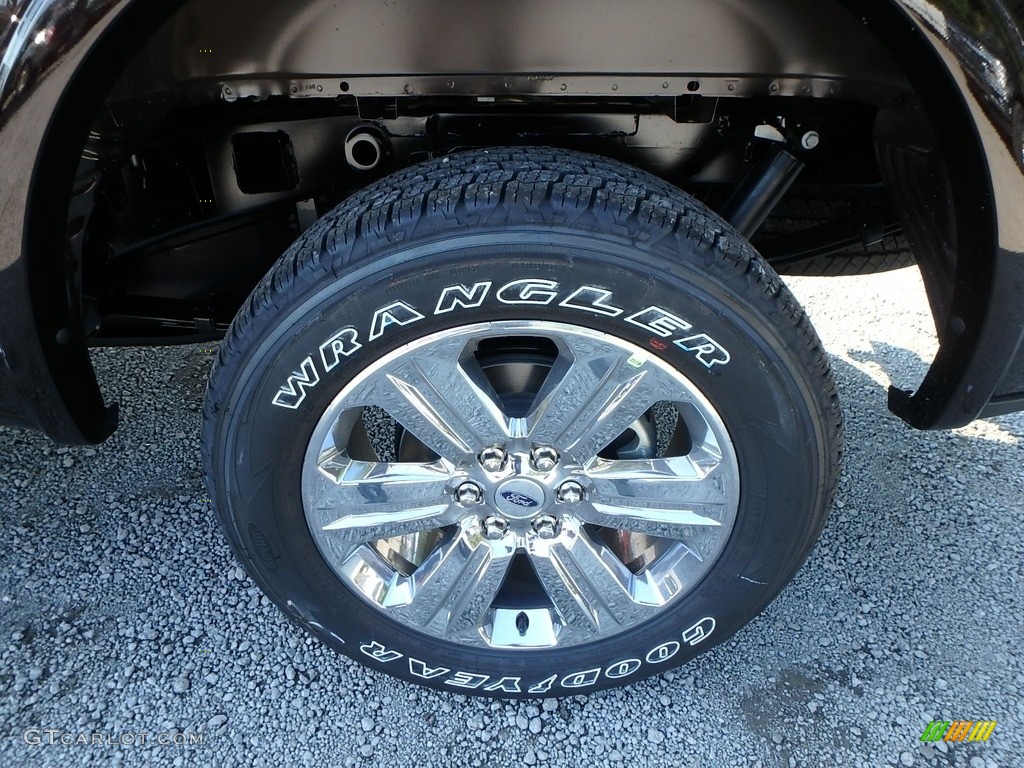 2018 F150 Lariat SuperCrew 4x4 - Magma Red / Black photo #9