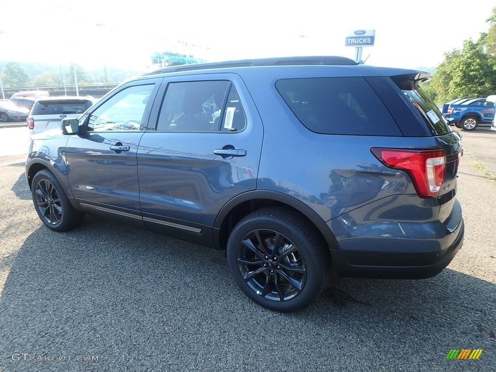 2018 Explorer XLT 4WD - Blue Metallic / Ebony Black photo #5