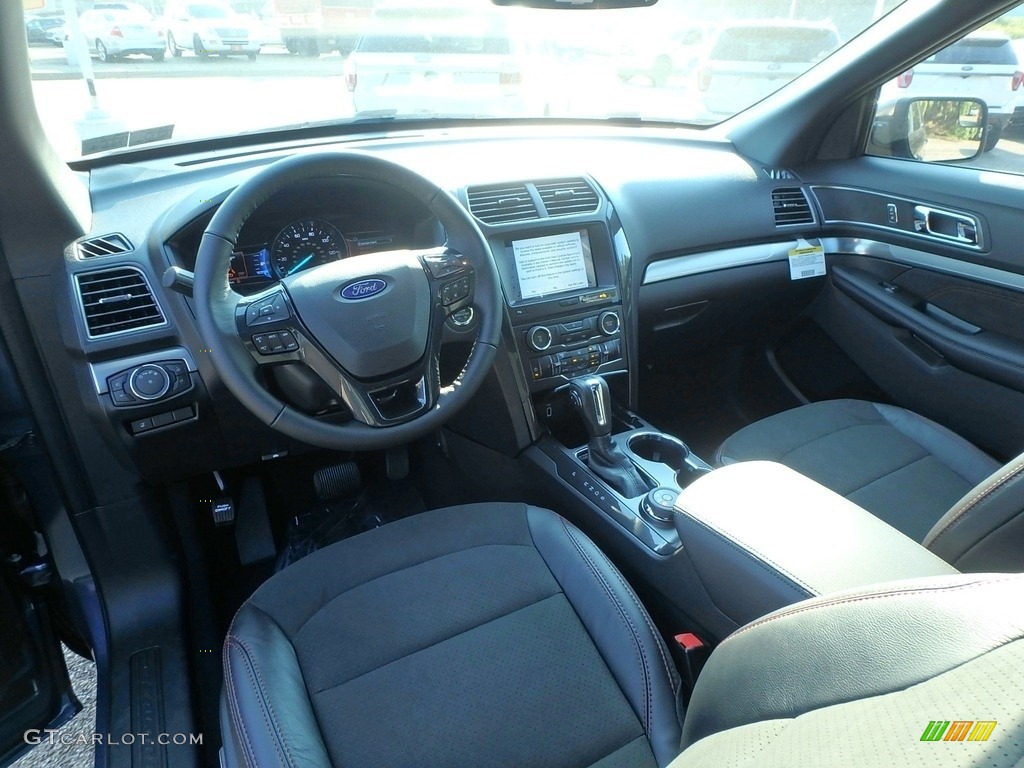 2018 Explorer XLT 4WD - Blue Metallic / Ebony Black photo #14