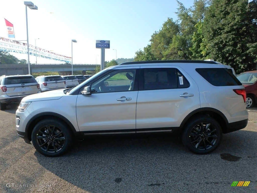 2018 Explorer XLT 4WD - Ingot Silver / Ebony Black photo #5