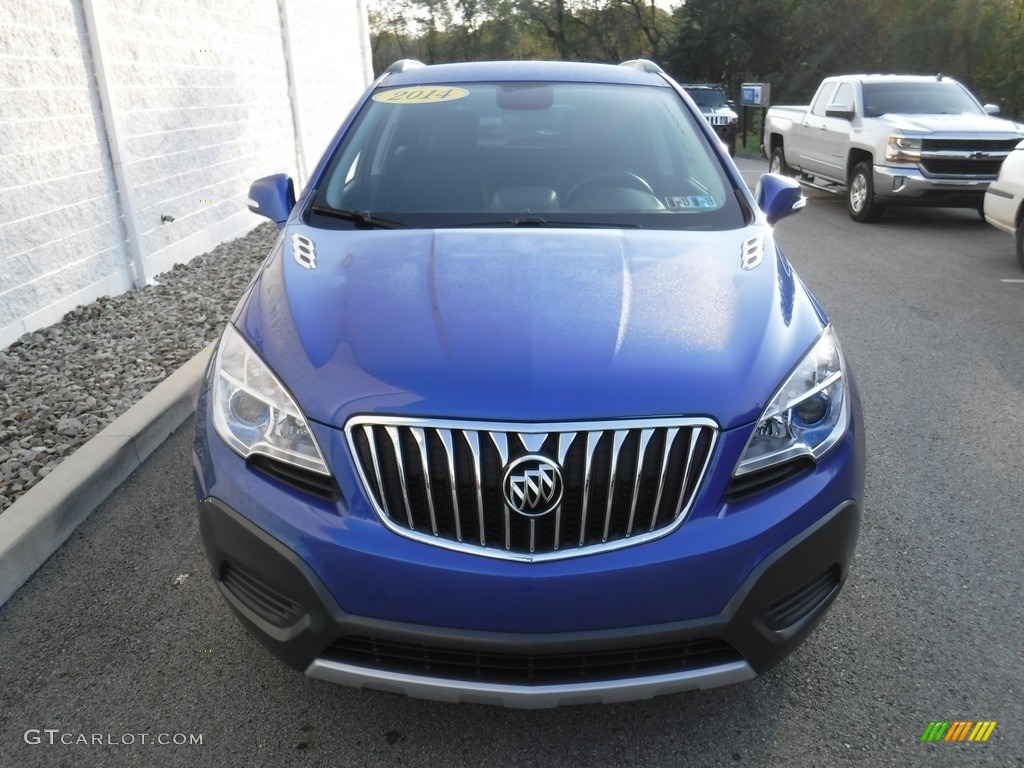 2014 Encore AWD - Brilliant Blue Metallic / Ebony photo #4