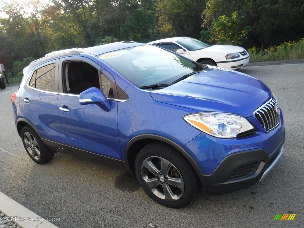 2014 Encore AWD - Brilliant Blue Metallic / Ebony photo #5