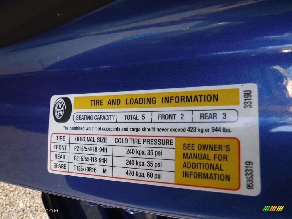 2014 Encore AWD - Brilliant Blue Metallic / Ebony photo #33
