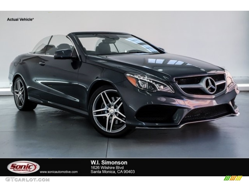 2016 E 400 Cabriolet - Steel Grey Metallic / Black photo #1
