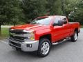Victory Red - Silverado 2500HD LT Double Cab 4x4 Photo No. 2