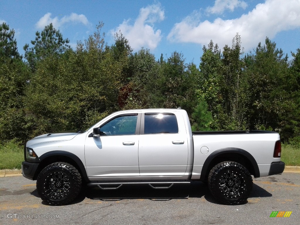 2016 1500 Rebel Crew Cab 4x4 - Bright Silver Metallic / Rebel Theme Red/Black photo #1