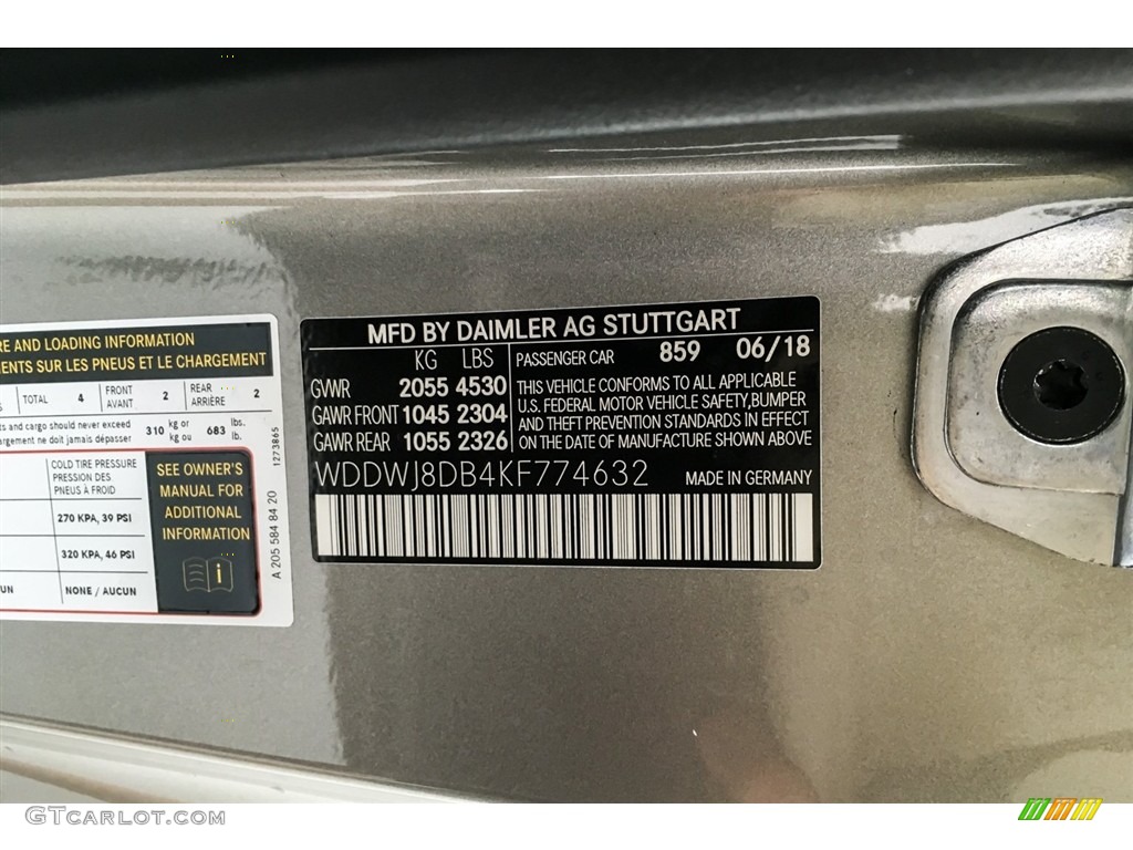 2019 C 300 Coupe - Mojave Silver Metallic / Black photo #11