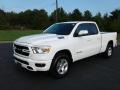 2019 Bright White Ram 1500 Big Horn Quad Cab 4x4  photo #2