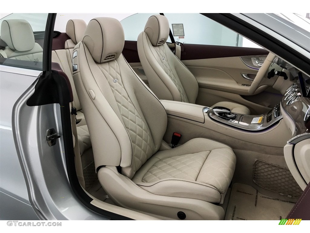 designo Macchiato Beige/Titian Red Interior 2019 Mercedes-Benz E 450 Cabriolet Photo #129542591