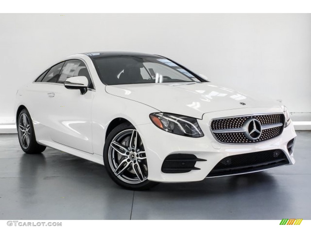 Polar White 2019 Mercedes-Benz E 450 Coupe Exterior Photo #129543116