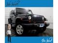 Black 2009 Jeep Wrangler Unlimited Sahara 4x4