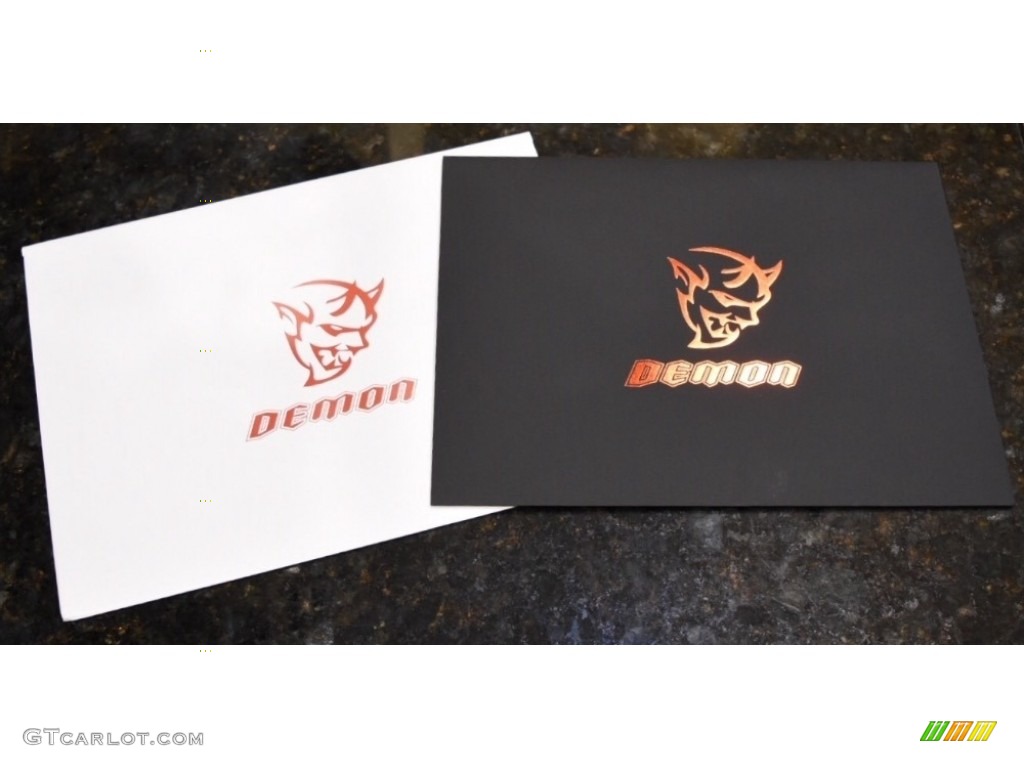 2018 Dodge Challenger SRT Demon Marks and Logos Photo #129544901