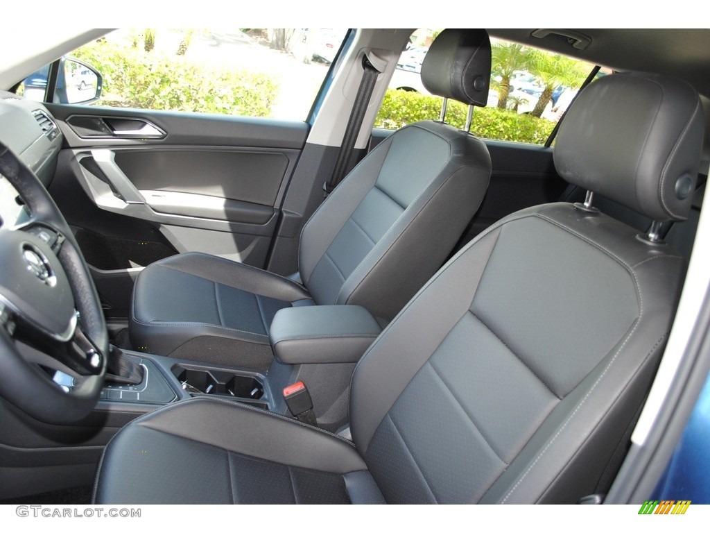 2018 Tiguan SE - Silk Blue Metallic / Titan Black photo #13