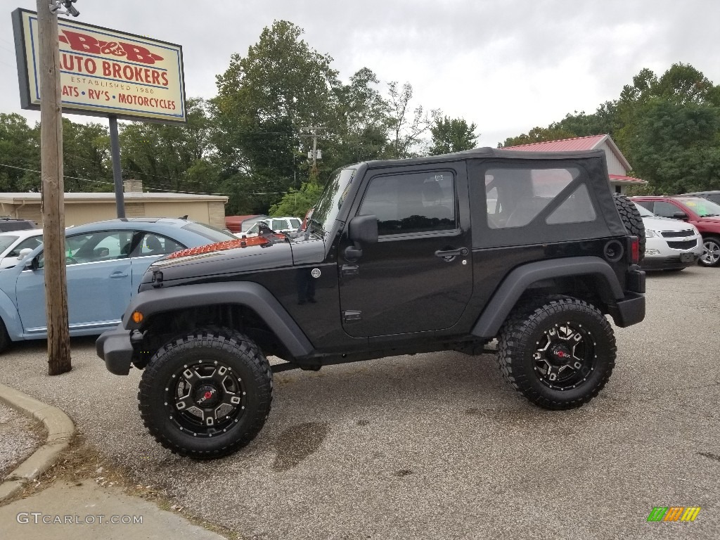 2009 Wrangler X 4x4 - Black / Dark Khaki/Medium Khaki photo #1