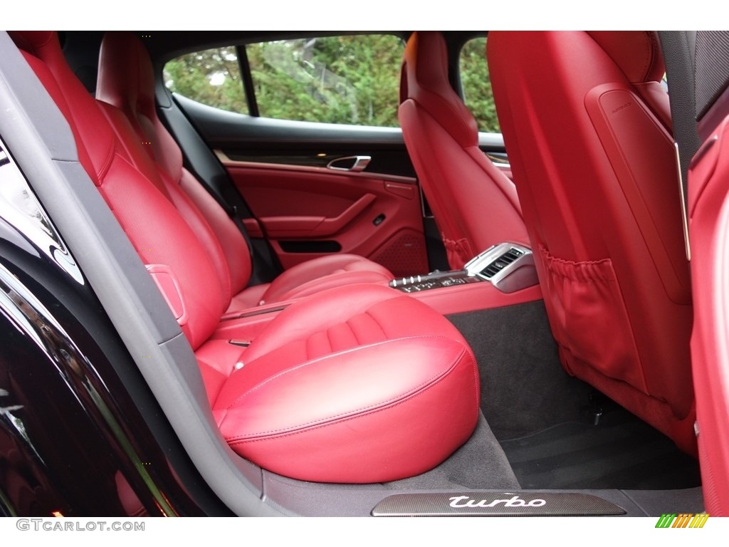 2016 Porsche Panamera Turbo Rear Seat Photo #129547502