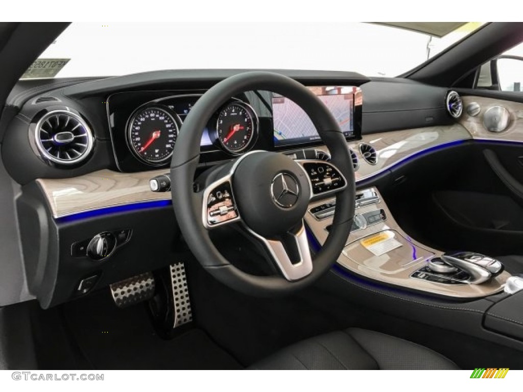 2019 Mercedes-Benz E 450 4Matic Cabriolet Black Dashboard Photo #129547748