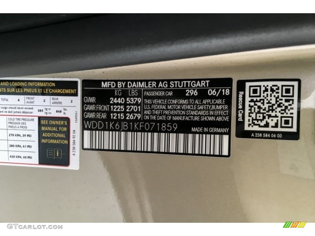 2019 E 450 4Matic Cabriolet - Dune Silver Metallic / Black photo #11
