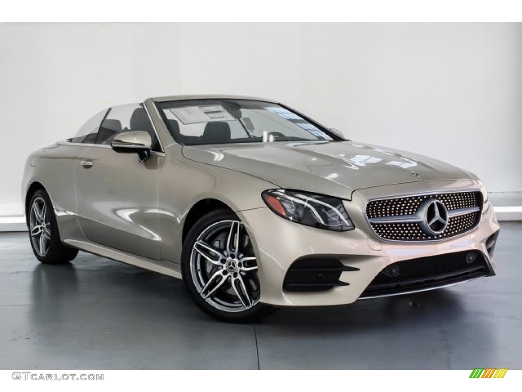 Dune Silver Metallic 2019 Mercedes-Benz E 450 4Matic Cabriolet Exterior Photo #129547898