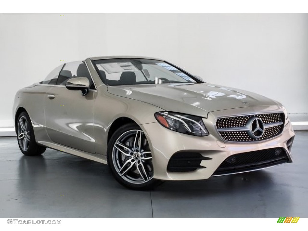 2019 E 450 4Matic Cabriolet - Dune Silver Metallic / Black photo #12