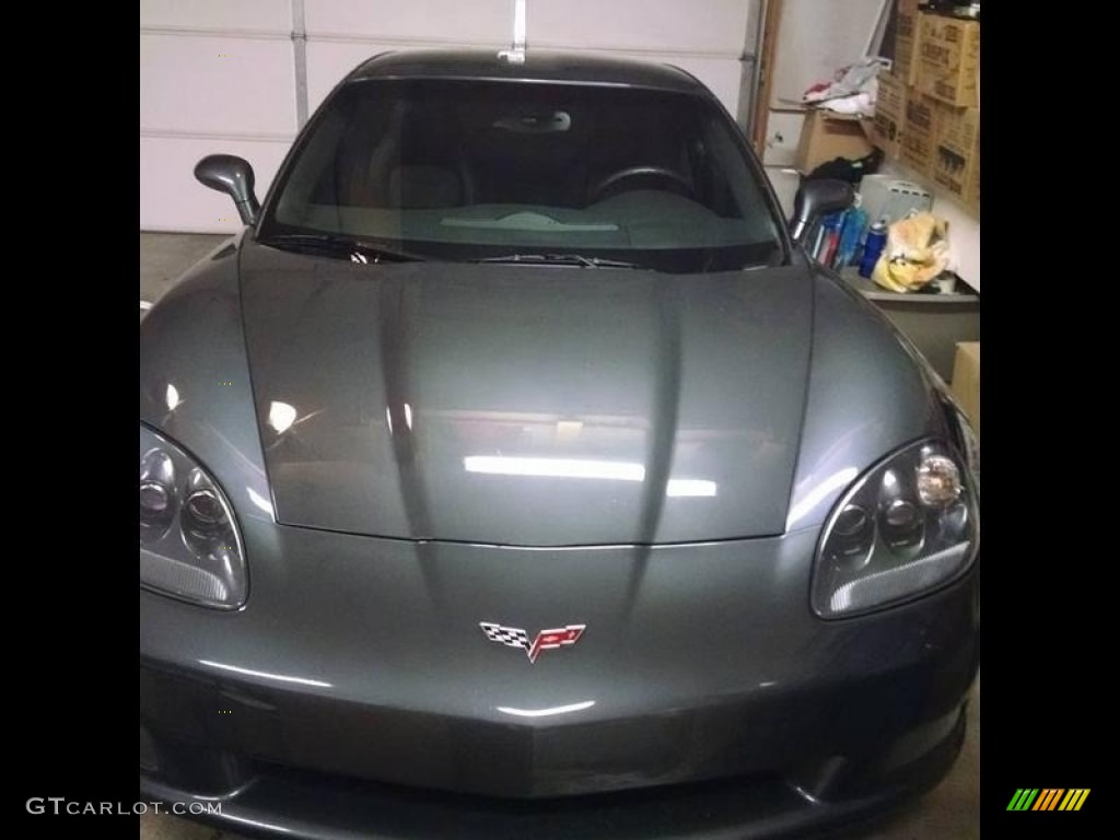 2011 Corvette Coupe - Cyber Gray Metallic / Ebony Black photo #4
