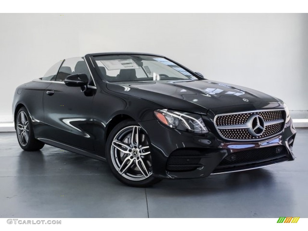 Black 2019 Mercedes-Benz E 450 Cabriolet Exterior Photo #129548102