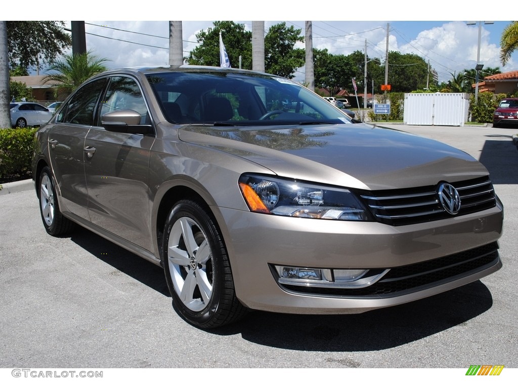2015 Passat Wolfsburg Edition Sedan - Titanium Beige / Titan Black photo #2