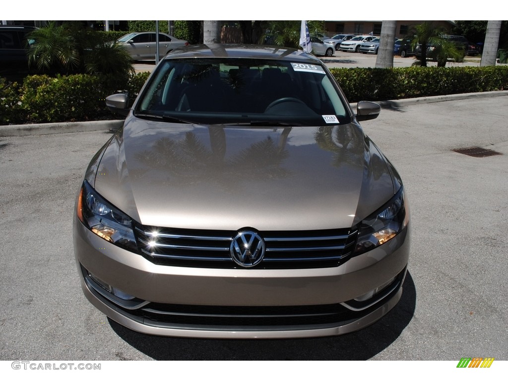 2015 Passat Wolfsburg Edition Sedan - Titanium Beige / Titan Black photo #3