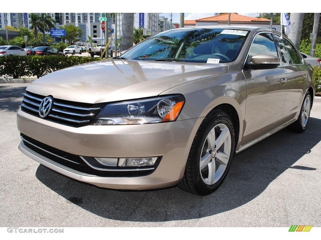 2015 Passat Wolfsburg Edition Sedan - Titanium Beige / Titan Black photo #5