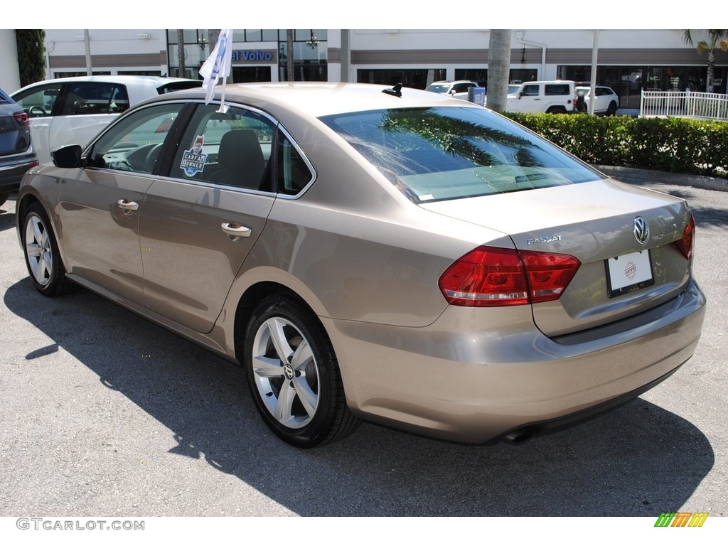2015 Passat Wolfsburg Edition Sedan - Titanium Beige / Titan Black photo #6